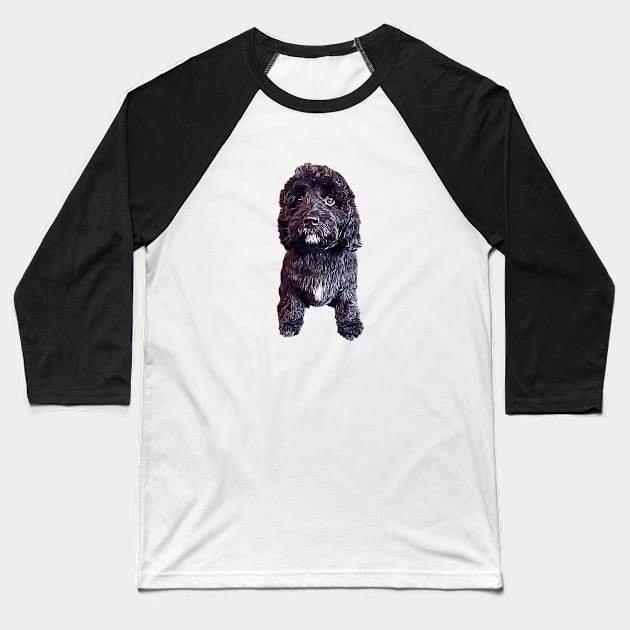 Cavapoo Cavoodle Cockapoo Cuteness Baseball T-Shirt by ElegantCat